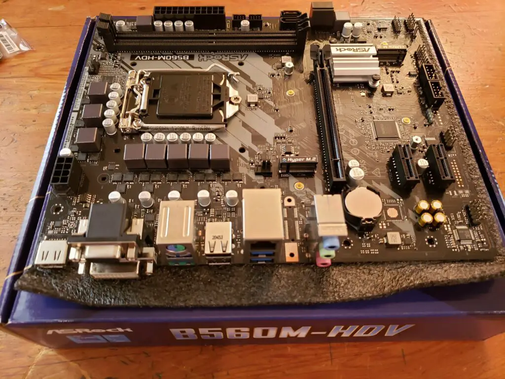 A B560M-HDV motherboard