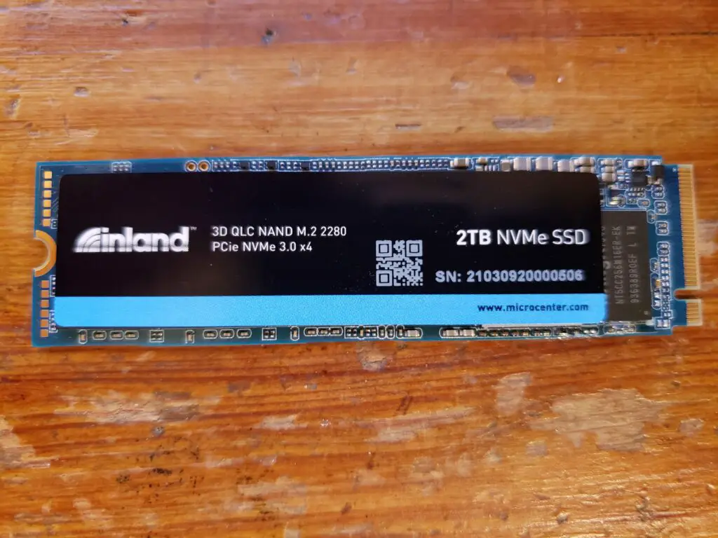 Inland Platinum NVMe SSD