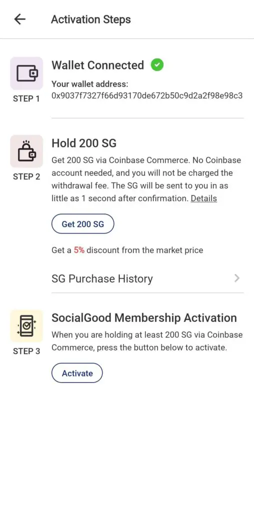 SocialGood membership signup