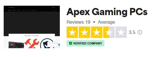 Apex Gaming PCs Trustpilot Reviews