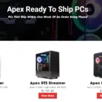 Apex RTS Gaming PCs