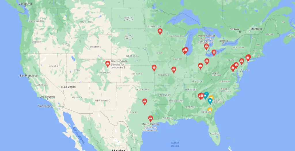 Microcenter Store locations