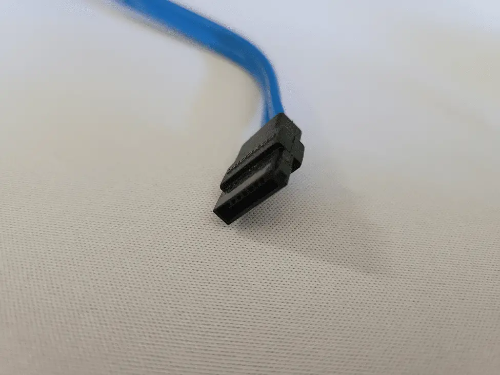 Close-Up of SATA Cable for PC