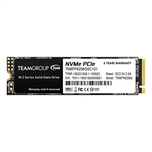 TEAMGROUP MP33 256GB NVMe SSD