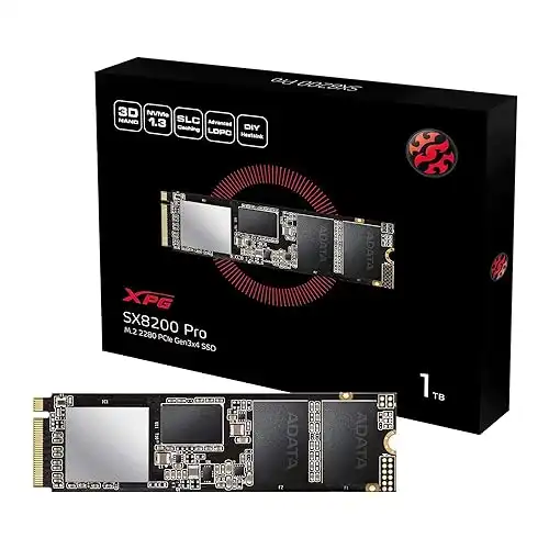 ADATA XPG SX8200 Pro 1TB NVMe SSD (3500/3000MB/s)